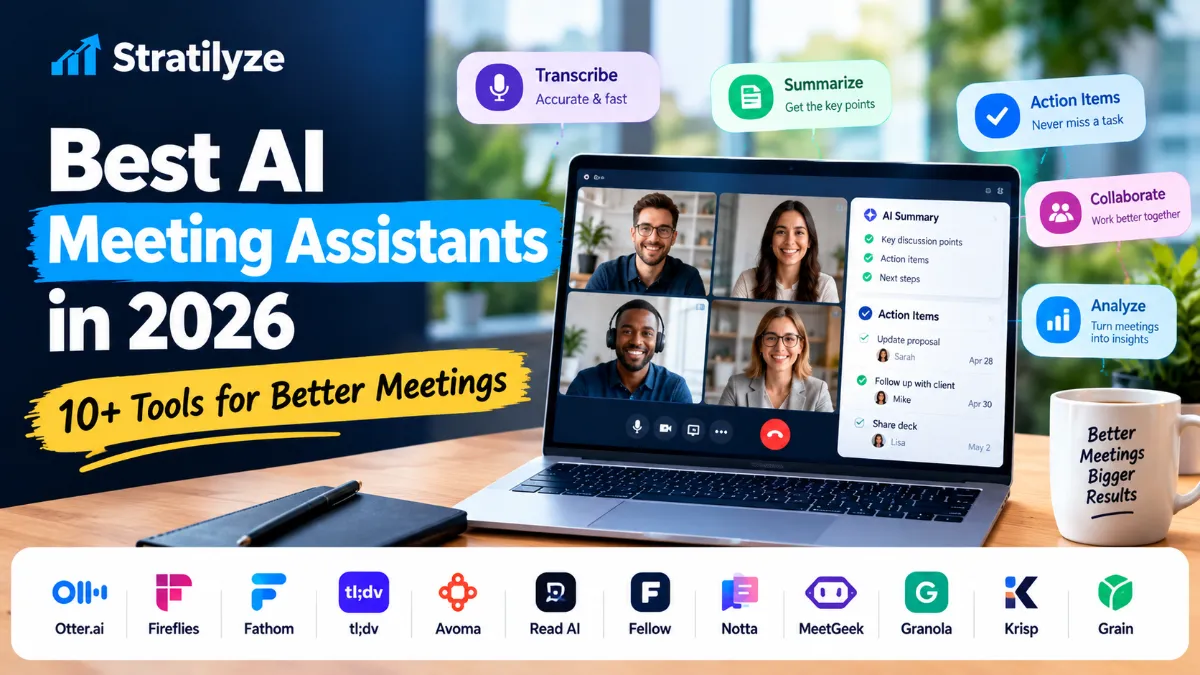 Best AI Meeting Assistants in 2026 | 10+ Tools for Better Meetings