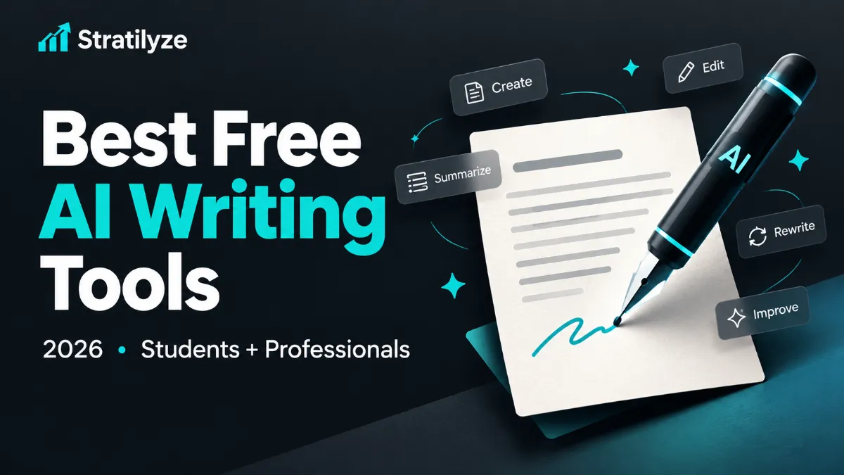 Best Free AI Writing Tools in 2026 | Free Tools for Students and Professionals