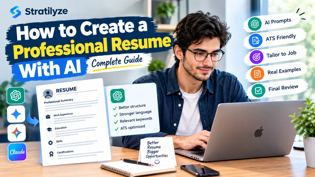 How to create a professional resume with AI