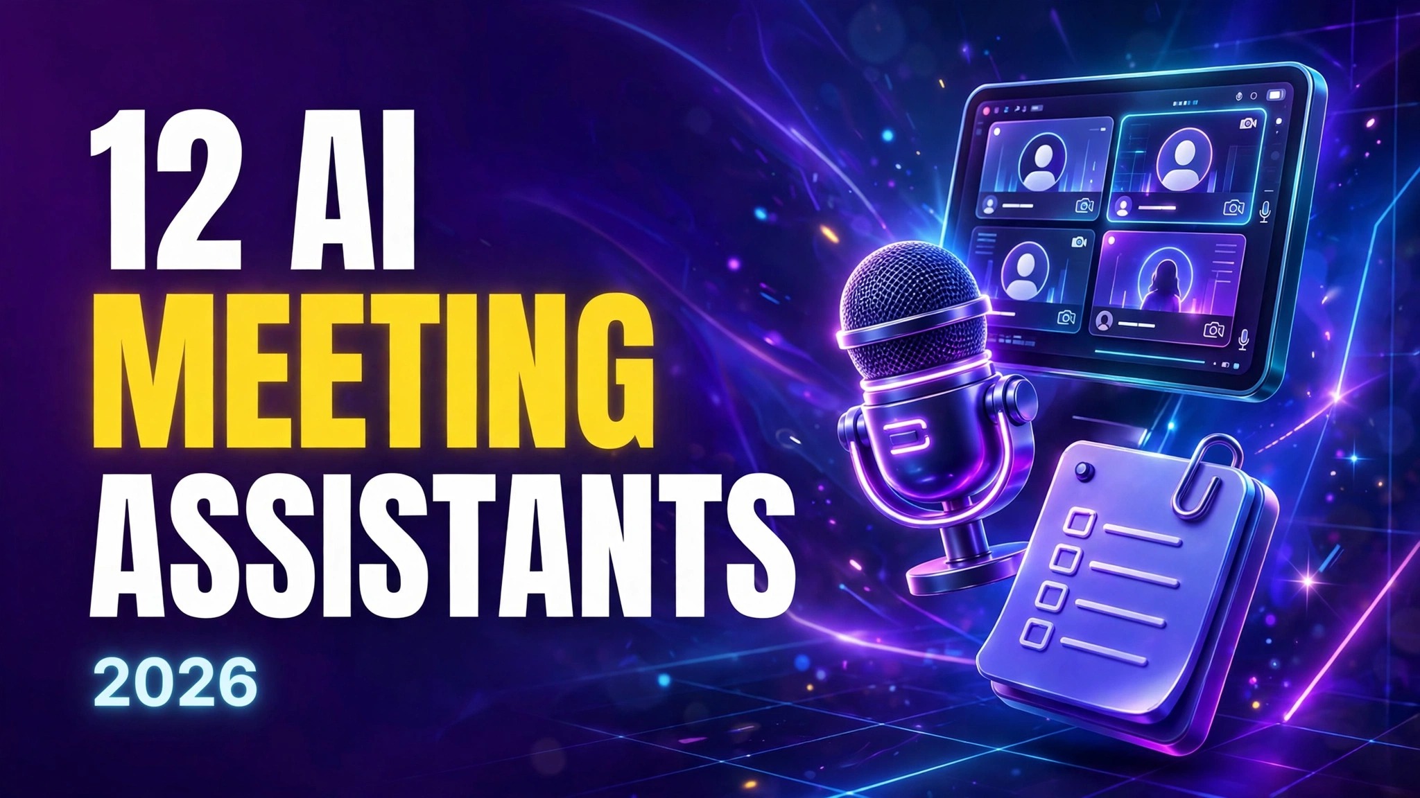 Best AI meeting assistants in 2026 — 12 tools