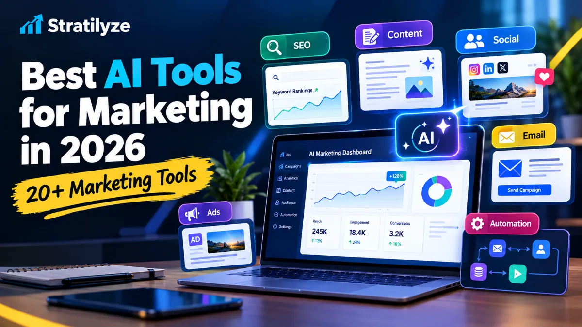 Best AI Tools for Marketing in 2026 | 20+ Marketing Tools