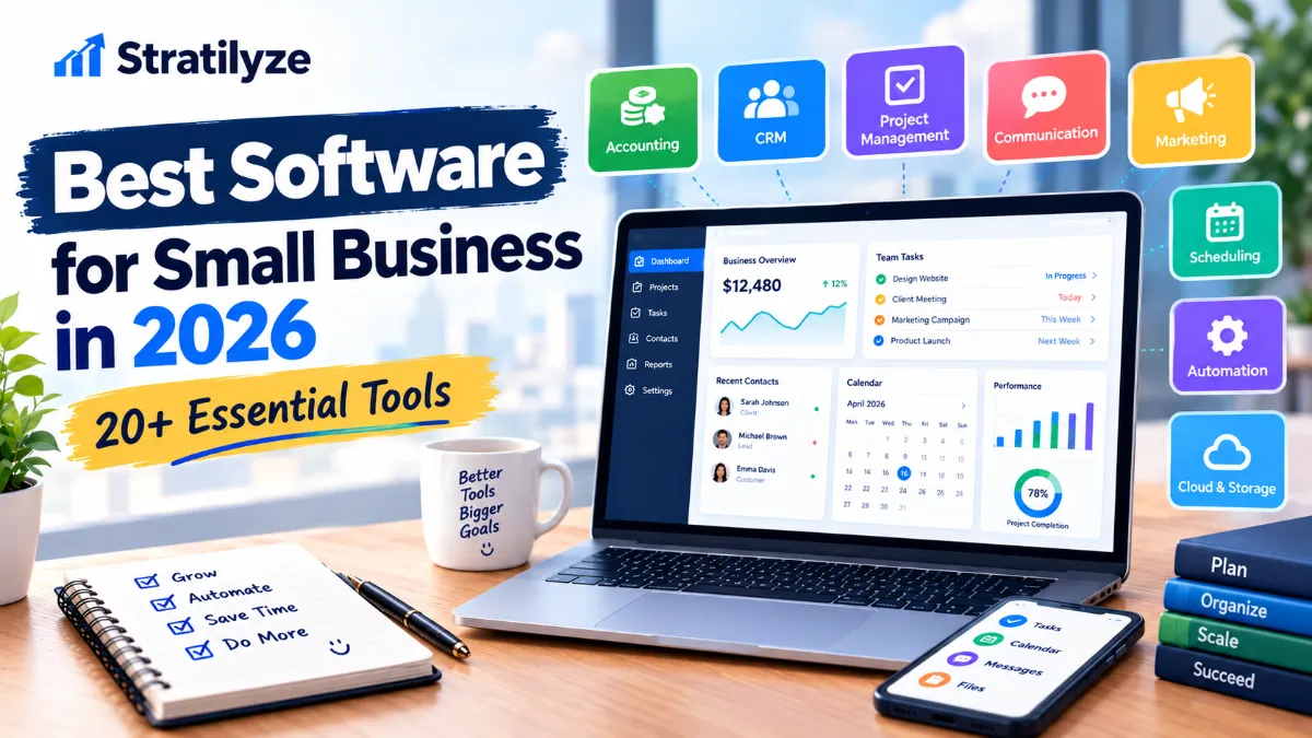 Best Software for Small Business in 2026 | 20+ Essential Tools