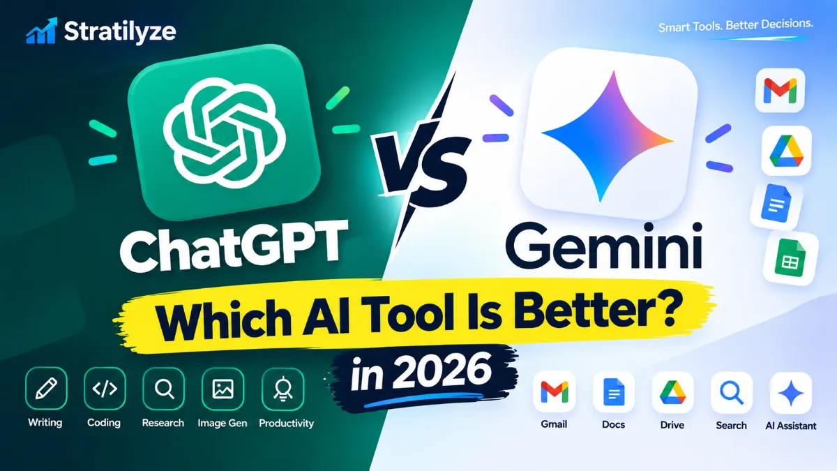 ChatGPT vs Gemini in 2026: Which AI Tool Is Better?