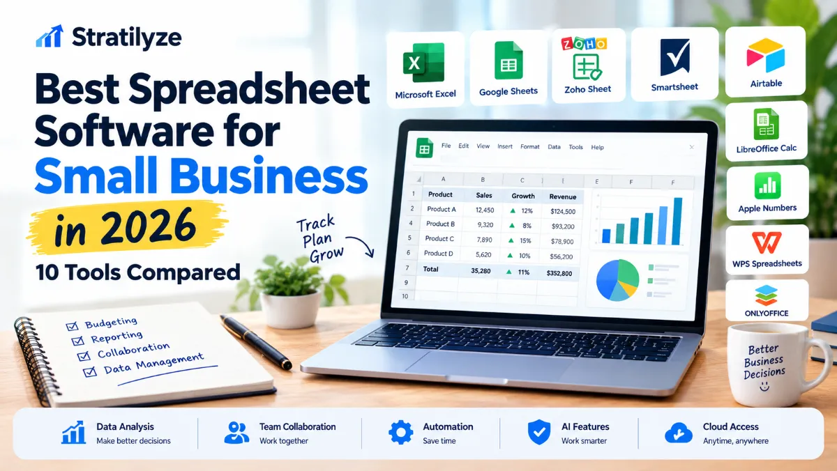 Best Spreadsheet Software for Small Business in 2026 | 10 Tools Compared