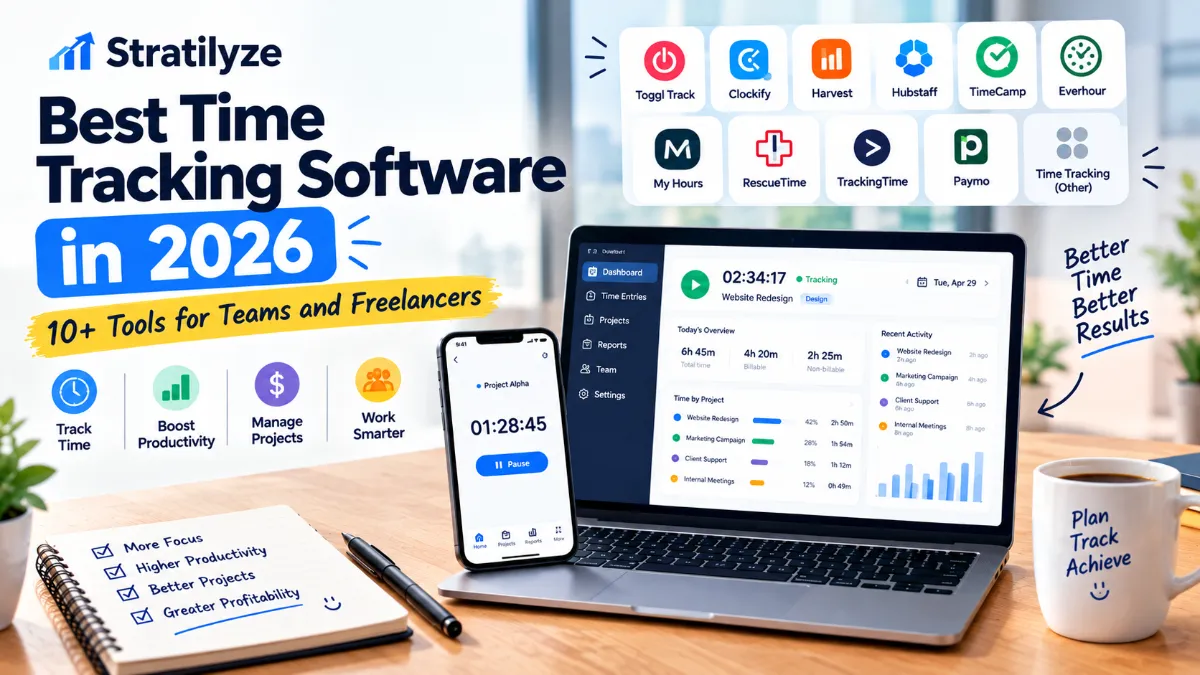 Best Time Tracking Software in 2026 | 10+ Tools for Teams and Freelancers