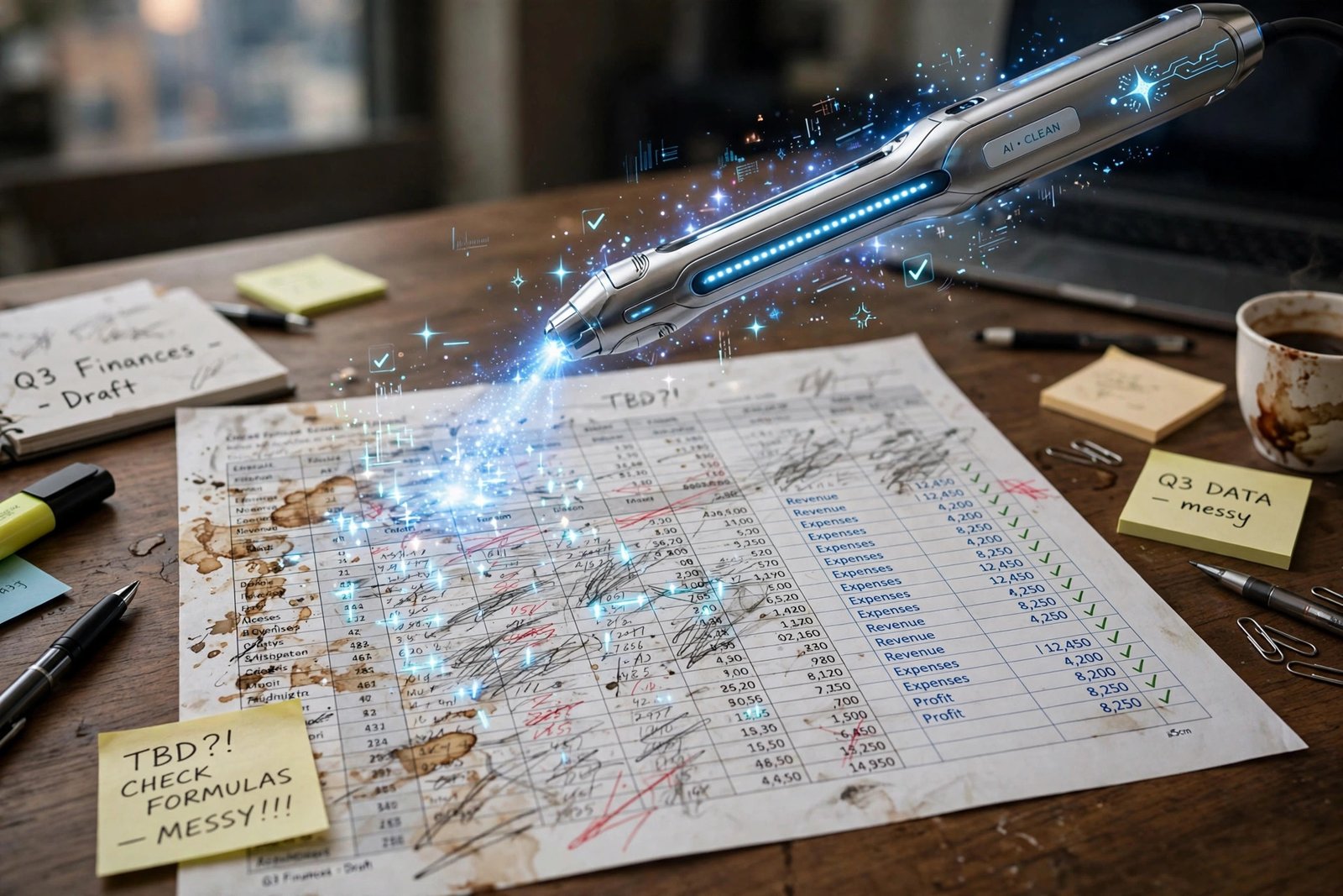 Data cleaning test with the best AI tools for Excel