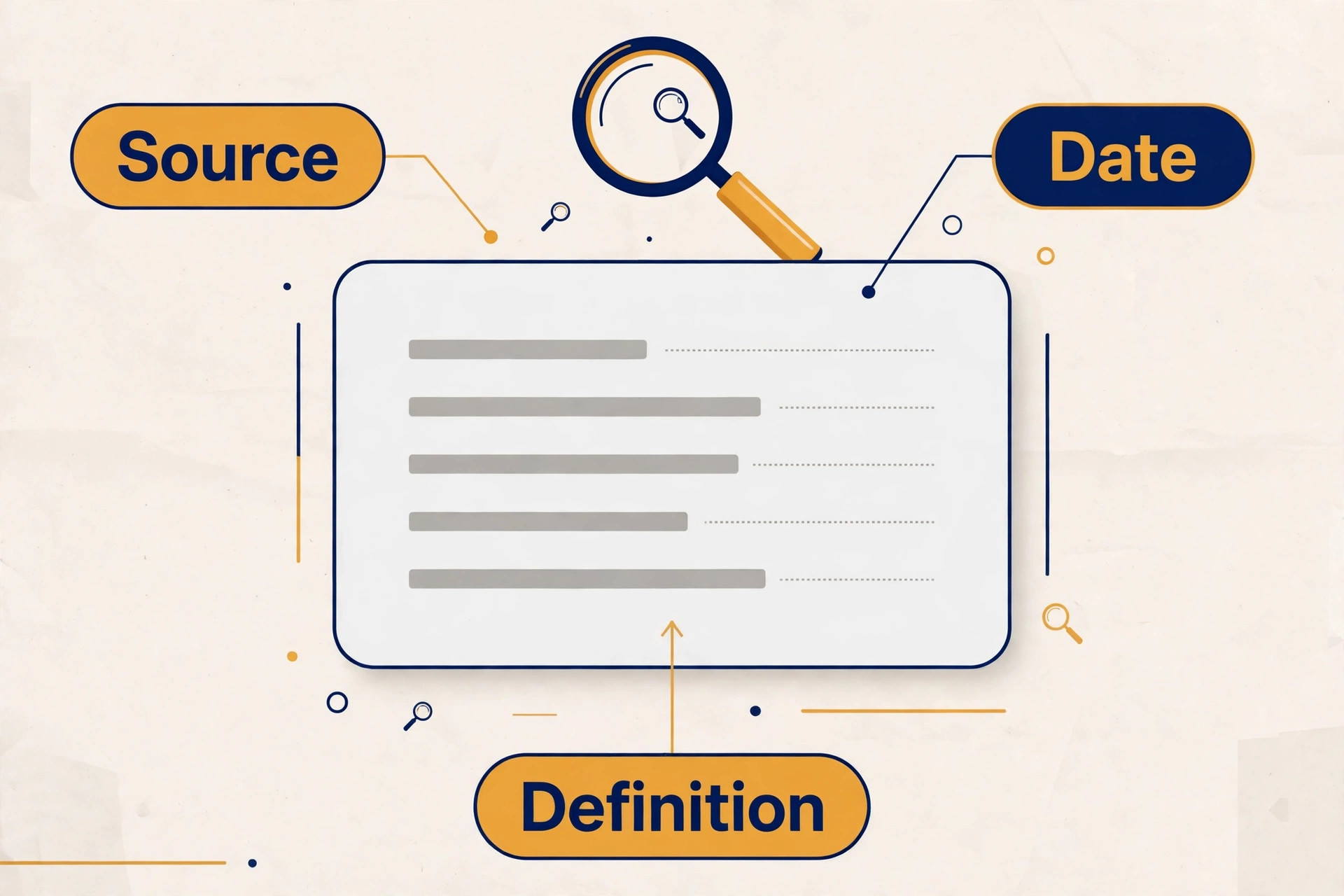 Annotated Perplexity answer showing source date and definition checks