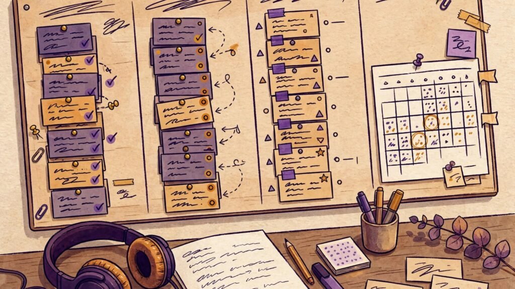 Voice actor audition tracker with jobs and follow ups