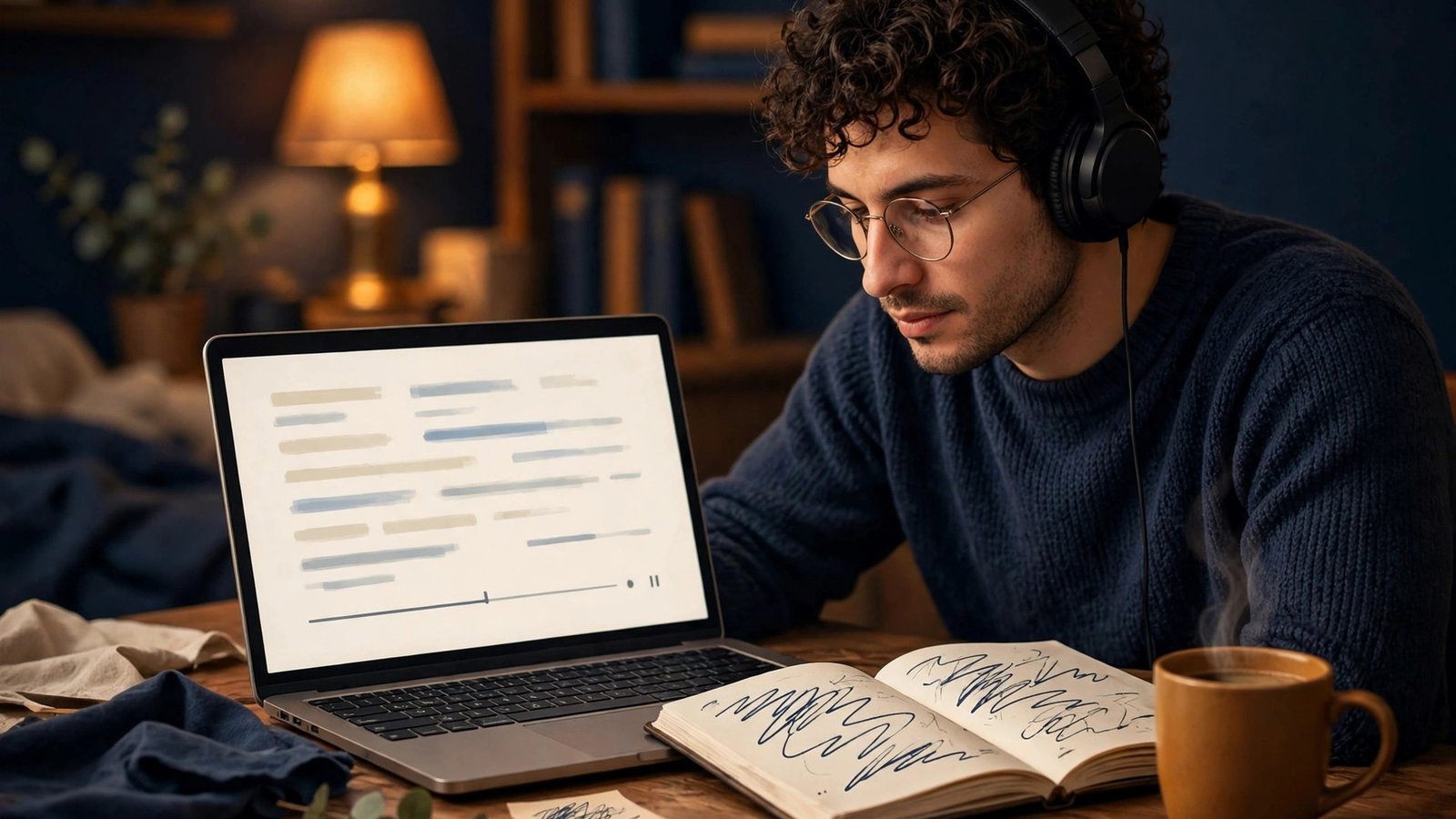 Author proof listening to AI narrated audiobook chapters