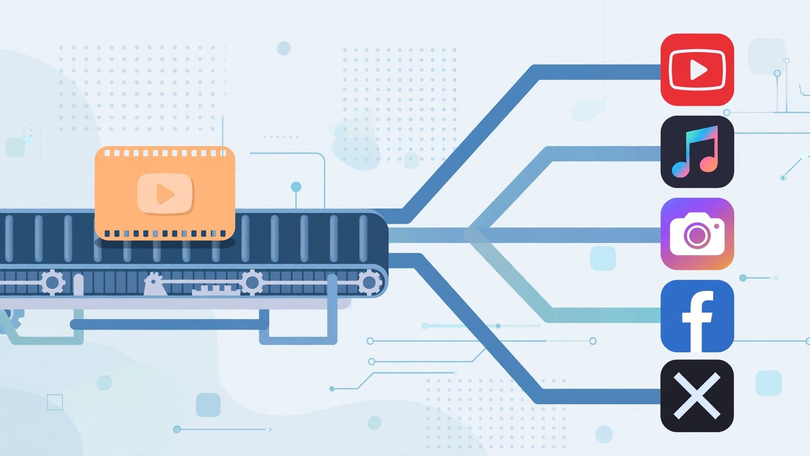 Automated distribution in the best AI tools for content repurposing
