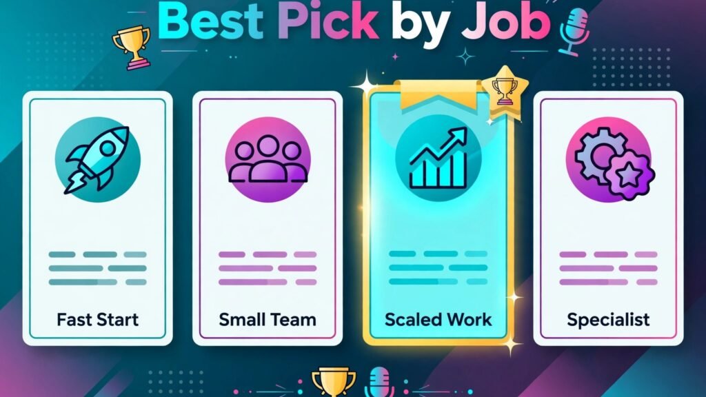 Krisp alternatives guide illustration for best pick by job