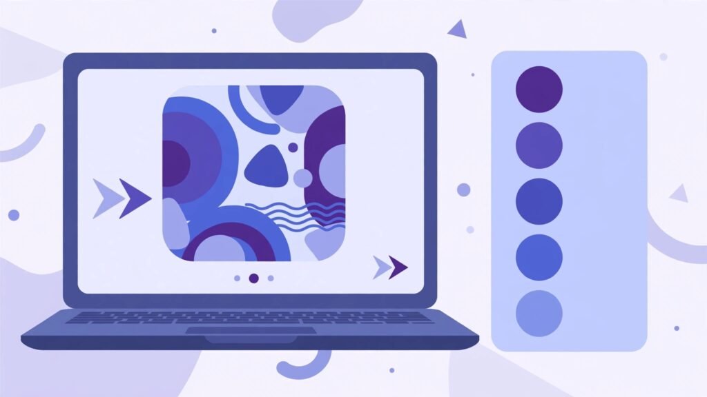 Designing an Instagram carousel with brand colours