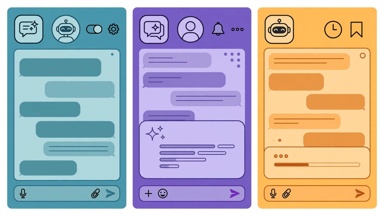 Dashboard comparison in our Tidio vs Intercom vs Chatbase test