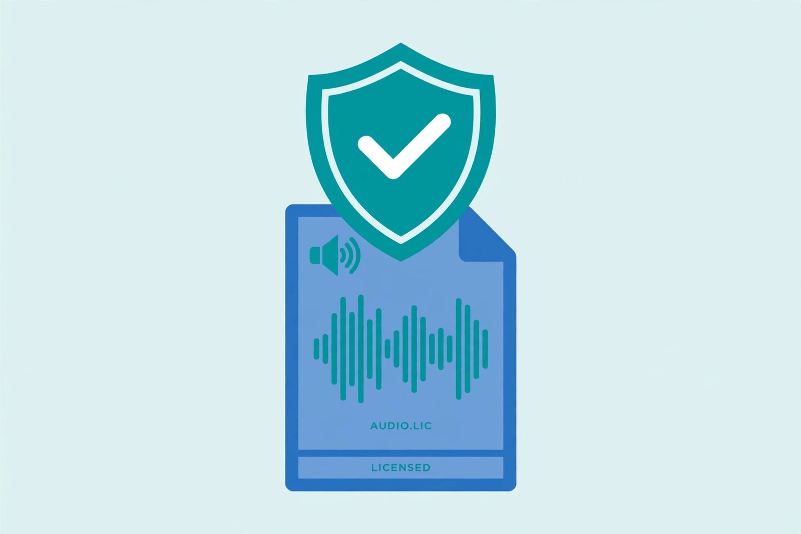 AI voice commercial rights licensing illustration