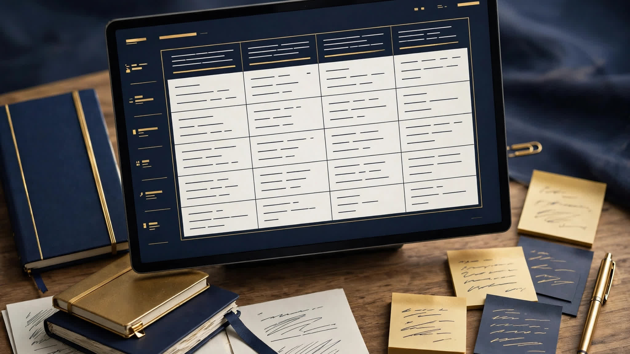 Competitor comparison table for market analysis