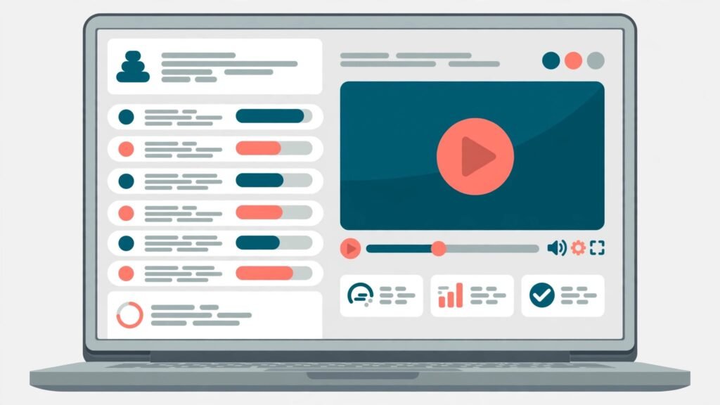 Thinkific course dashboard example for creators