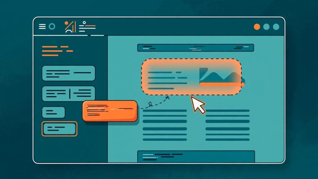 Wix drag and drop website editor with business template