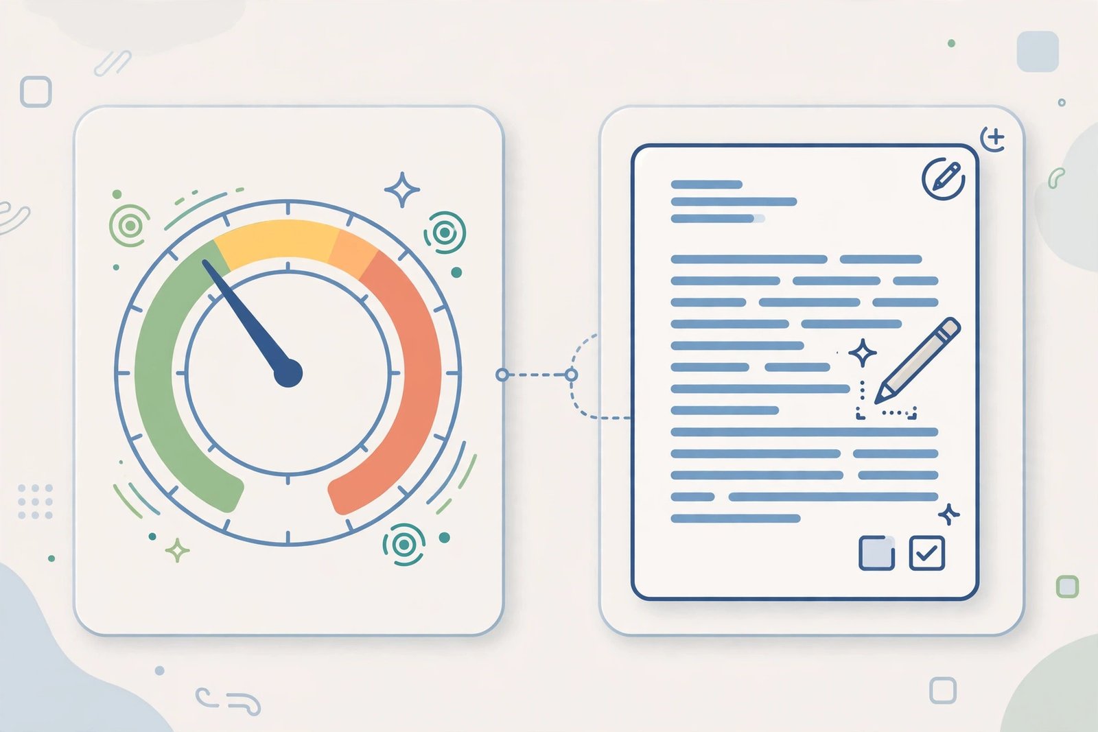 Live content scoring editor UX in Surfer SEO