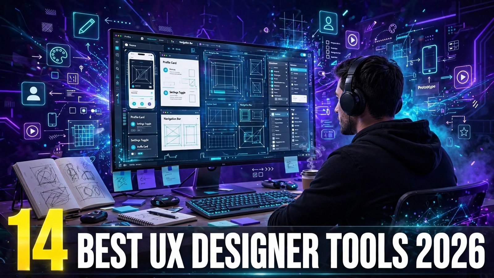 Best AI tools for UX designers in 2026, 14 tools for research, prototyping, UI systems and handoff
