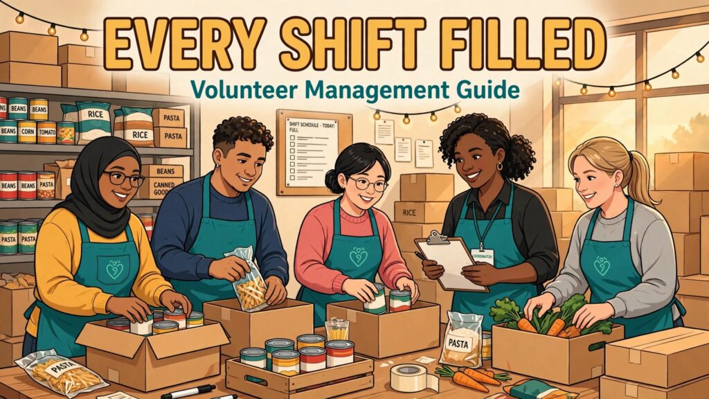 best volunteer management software for small nonprofits thumbnail: Thumbnail for the volunteer management guide showing volunteer tools compared
