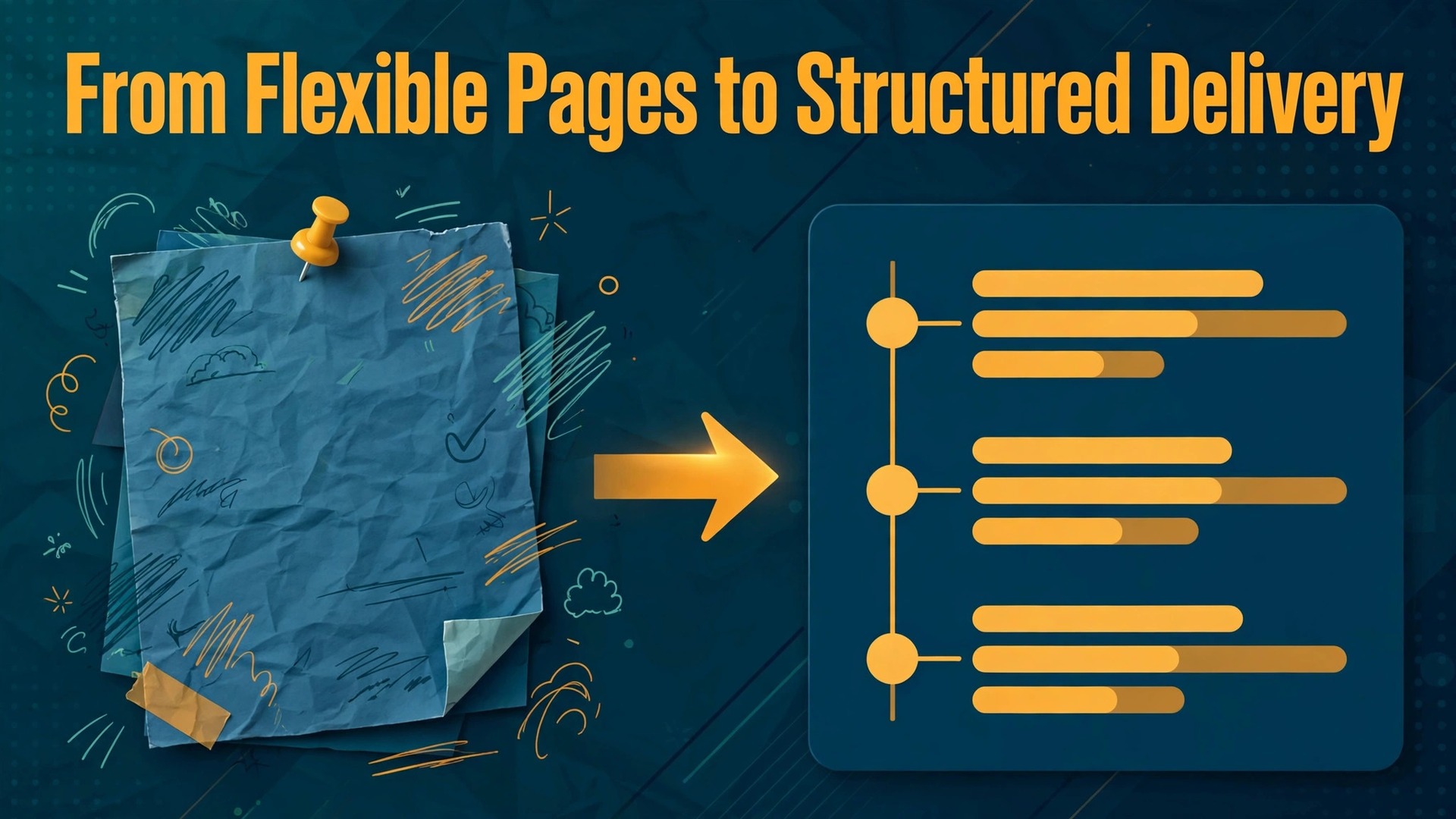 switch Notion to Asana small team thumbnail: Thumbnail for the From Flexible Pages to Structured Delivery guide showing a Notion page beside an Asana project