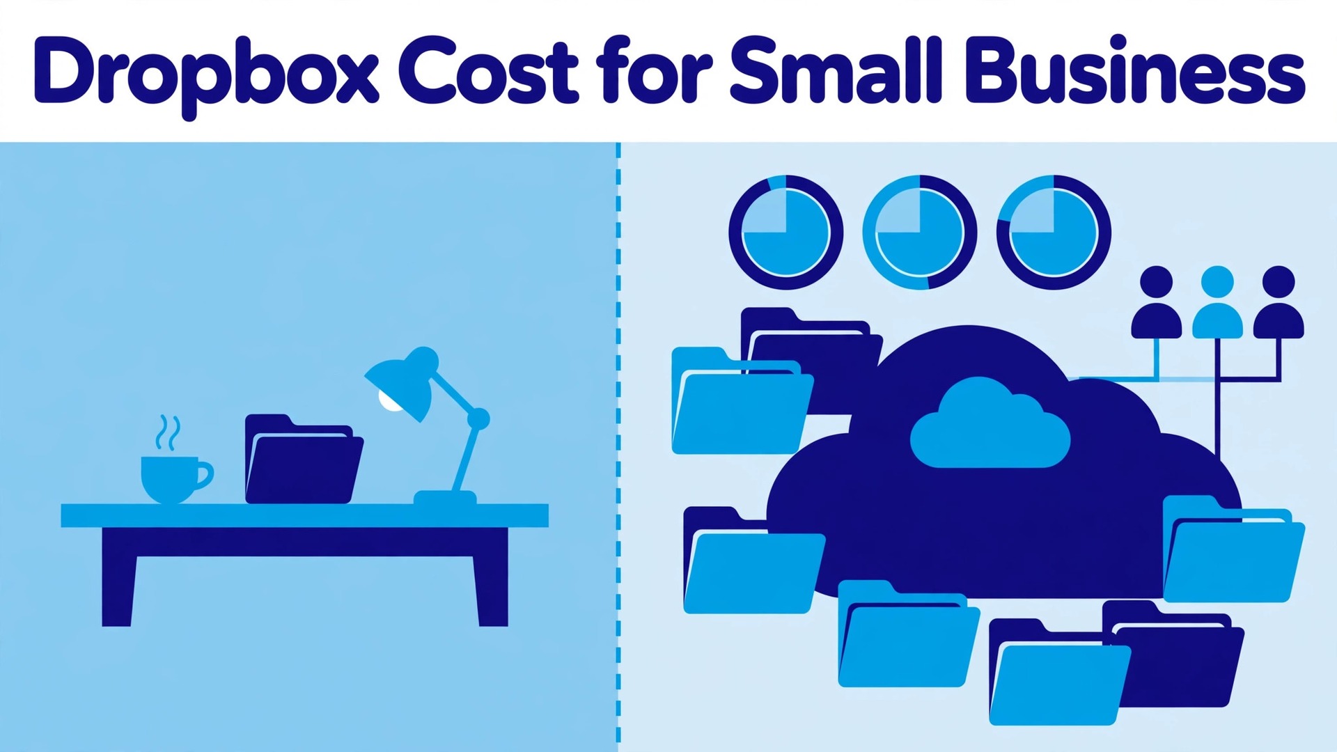cost of Dropbox for small business monthly thumbnail: Thumbnail for the Dropbox small business cost guide showing solo and pooled team storage