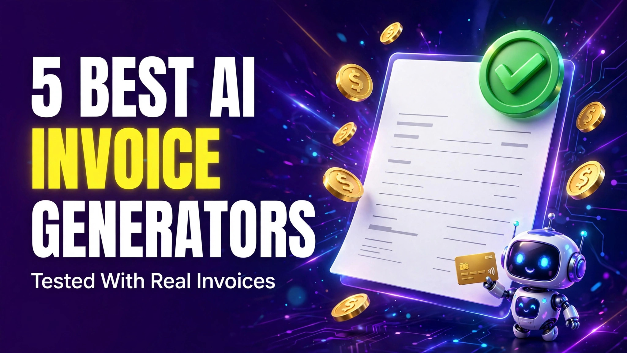 Best AI invoice generator tools compared 2026