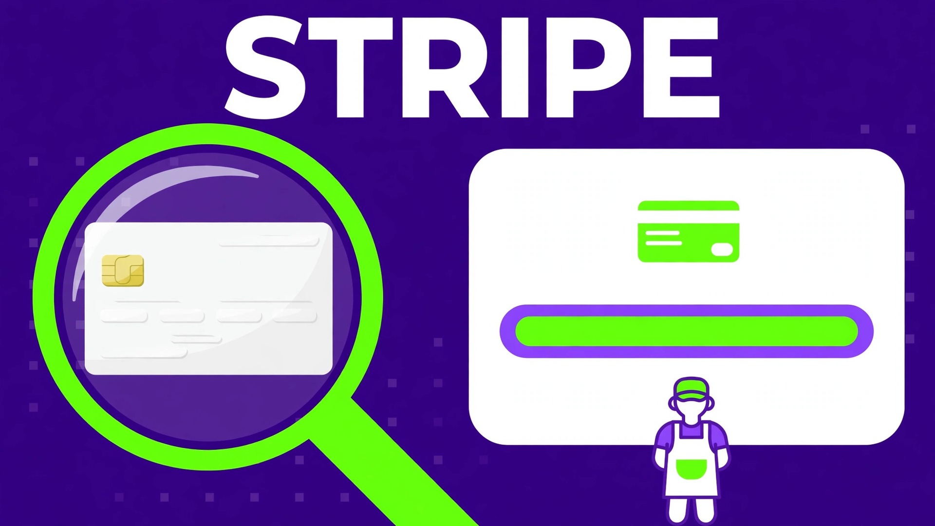 cost of Stripe payment processing small business thumbnail: A card payment with a fee breakdown showing seller net proceeds