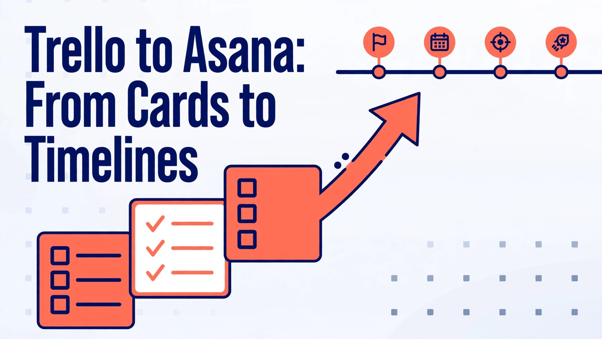 switch Trello to Asana small team thumbnail: A small team moving work from a board view to a timeline view