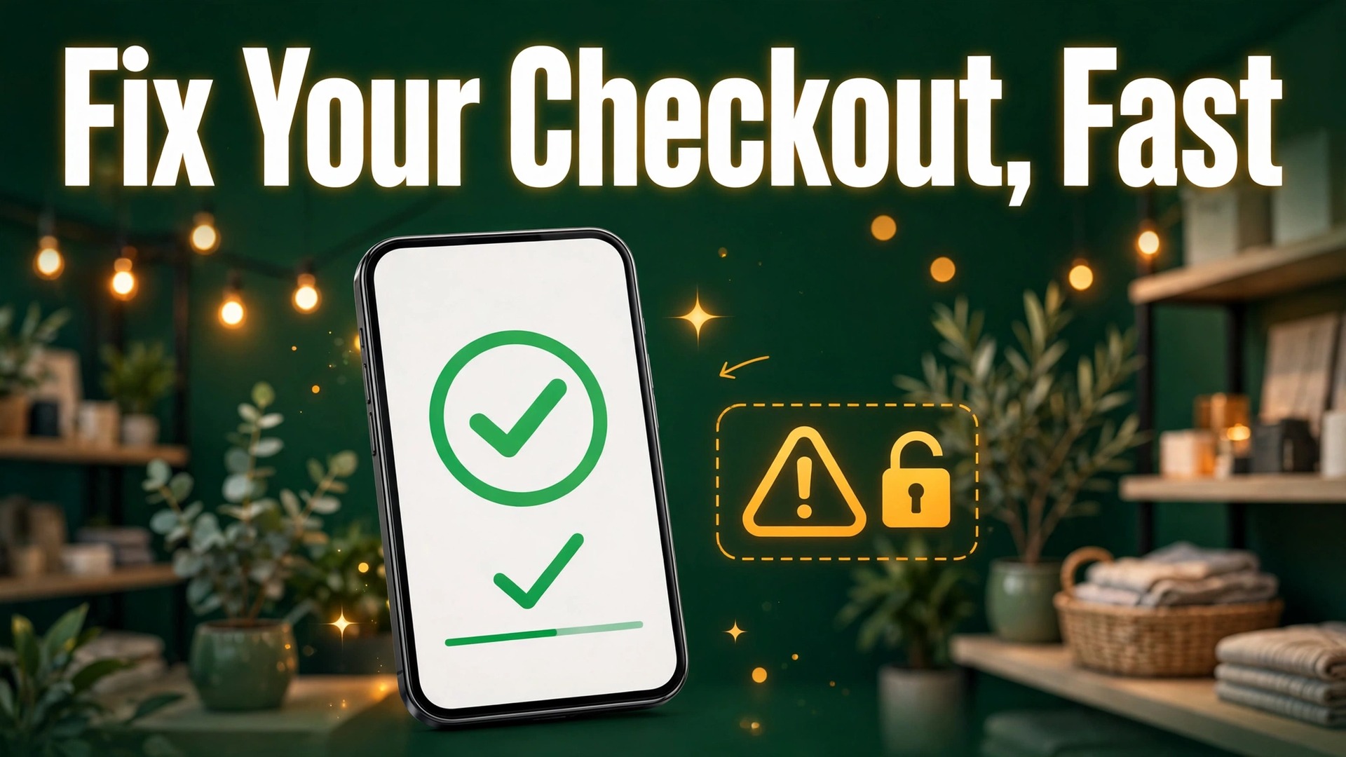 fix Shopify checkout not working small store thumbnail: A working checkout compared with a blocked checkout