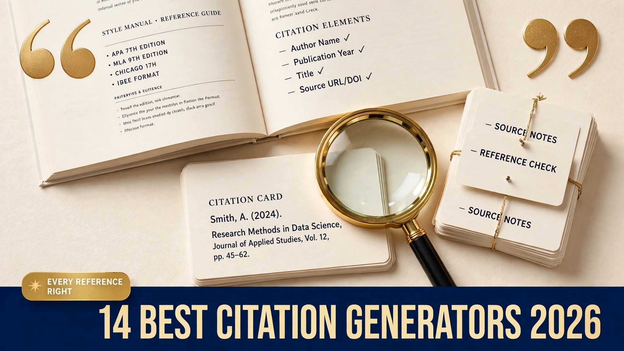 Best AI citation generators in 2026, 14 tools for APA, MLA, bibliographies and research libraries