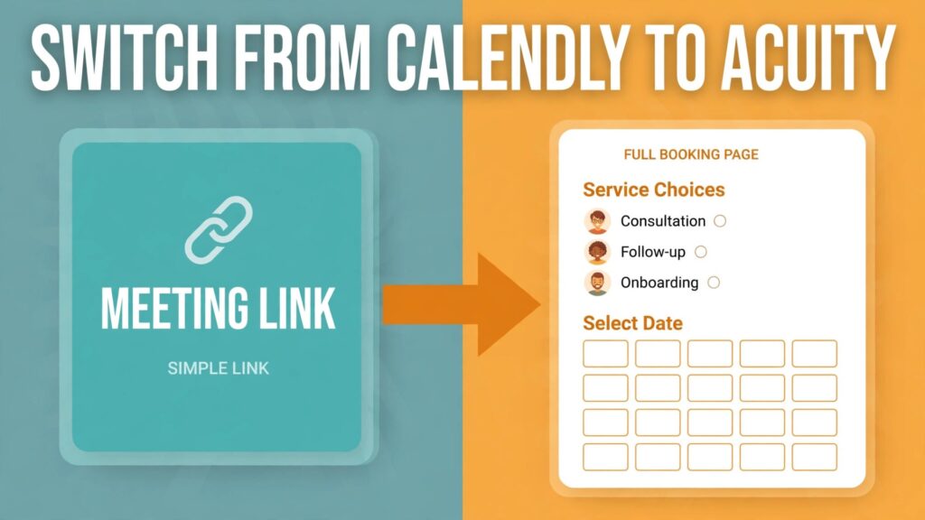 switch Calendly to Acuity small business thumbnail: Calendly to Acuity switch thumbnail