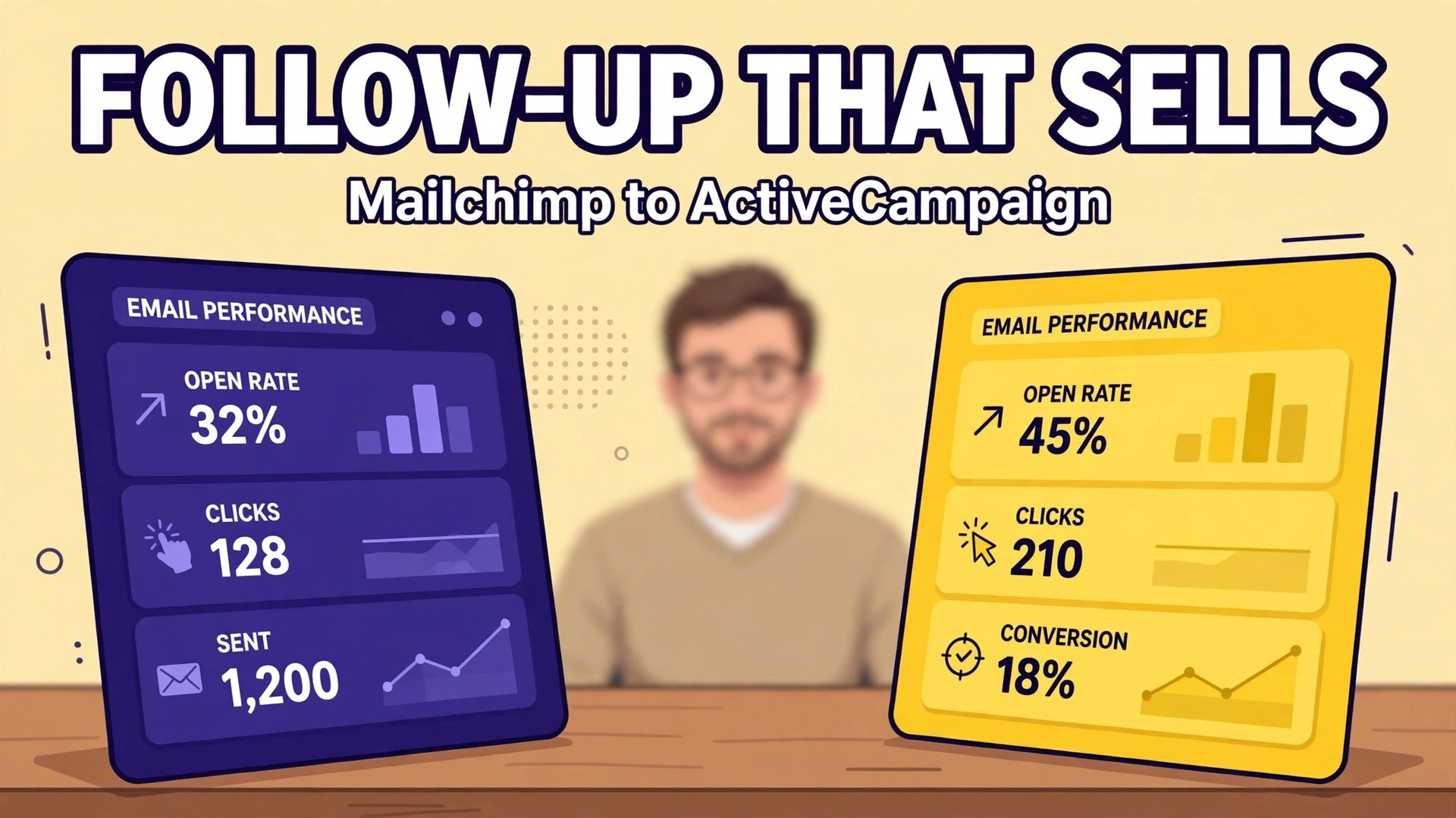 switch Mailchimp to ActiveCampaign small business thumbnail: Switch Mailchimp to ActiveCampaign thumbnail