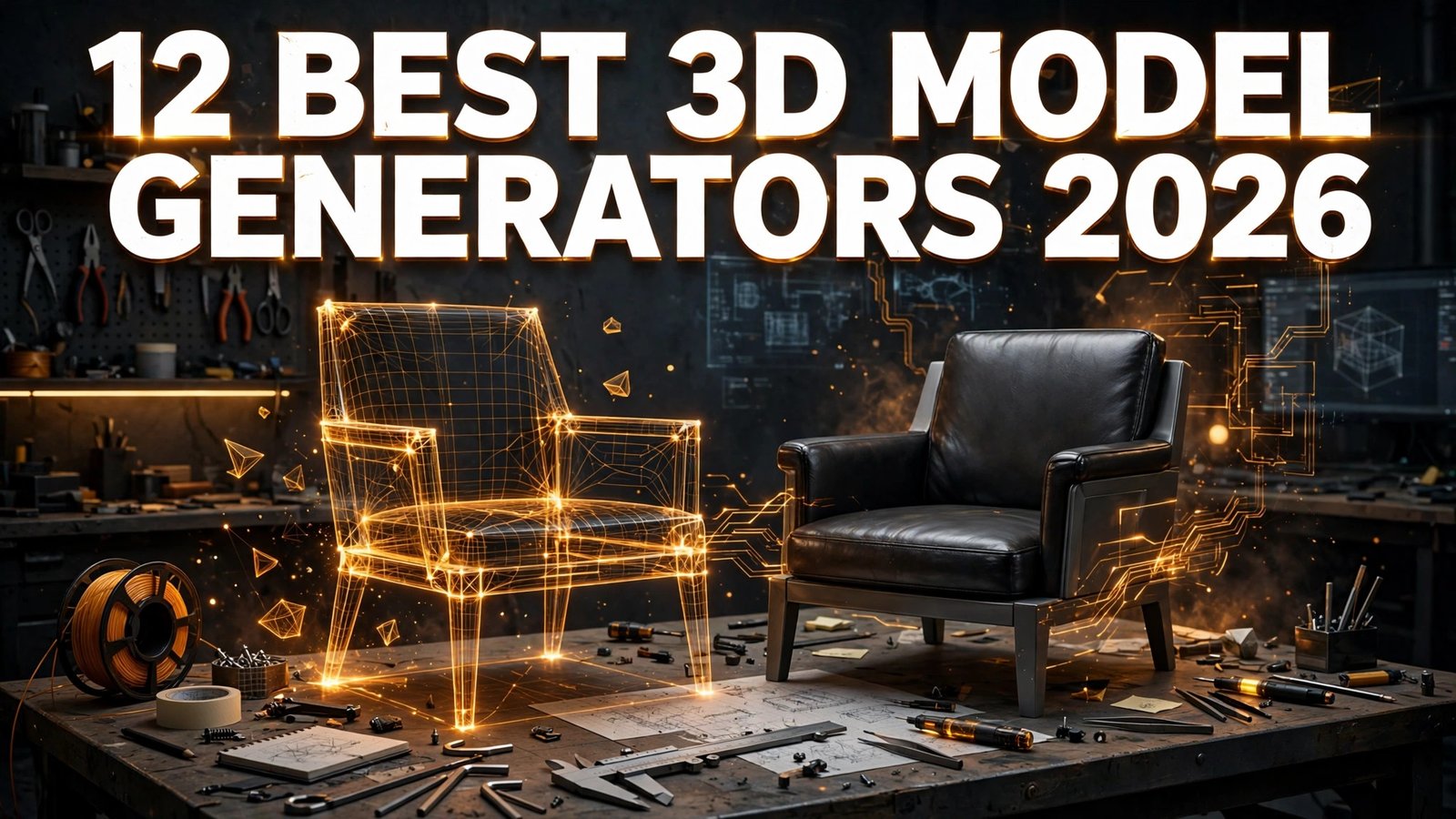Best AI 3D model generators in 2026, 12 tools for text to 3D, image to 3D, games and print