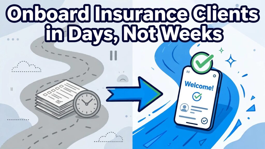 use AI for insurance agency client onboarding thumbnail: Insurance AI onboarding thumbnail