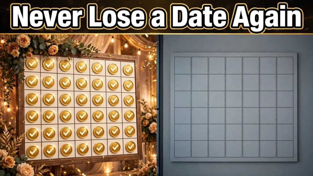 use AI for event venue booking management thumbnail: Event venue booking management thumbnail comparing a full and an empty venue calendar