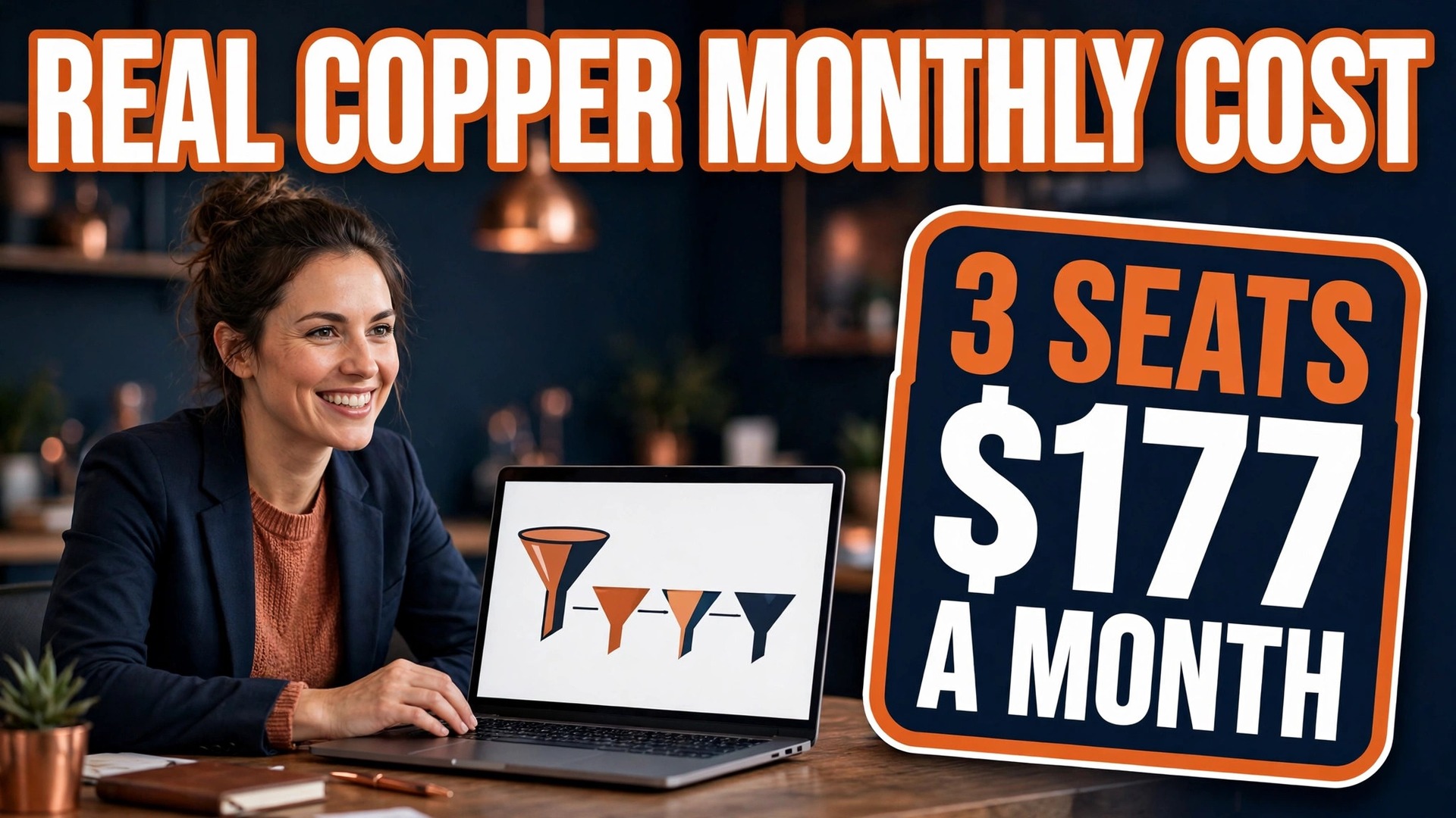 cost of Copper for small business monthly thumbnail: Copper monthly cost thumbnail with seat totals