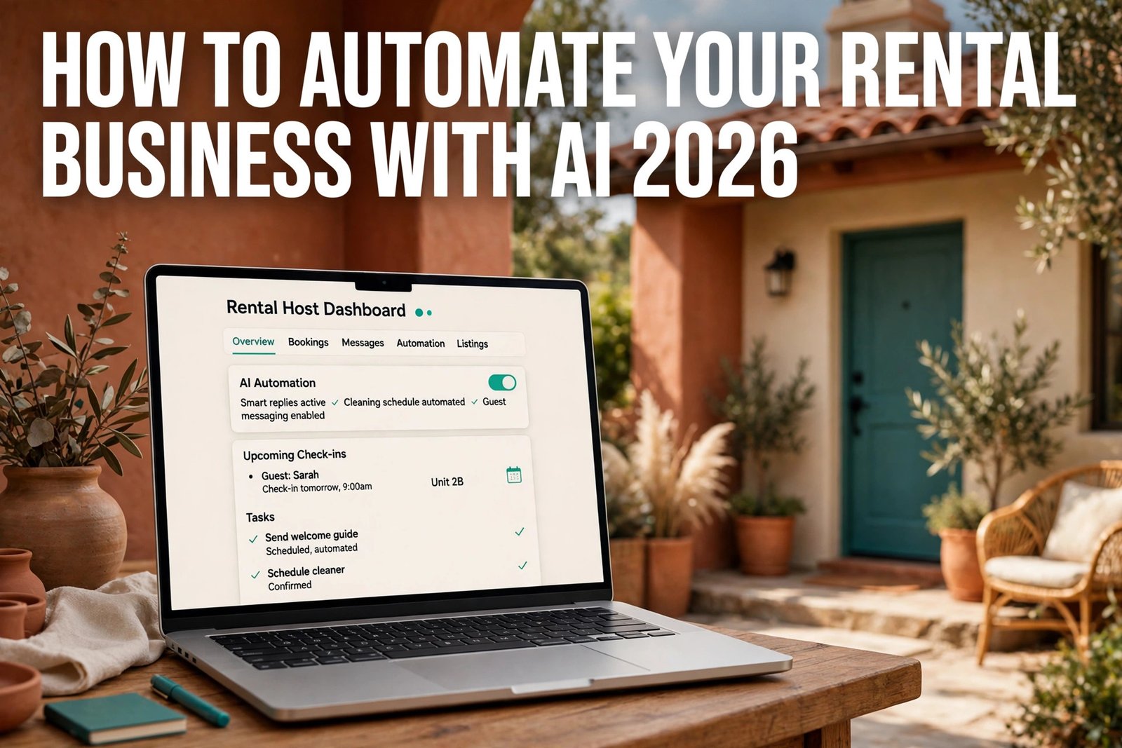 How to automate your rental business with AI in 2026, guest messaging, pricing, cleaning and payments