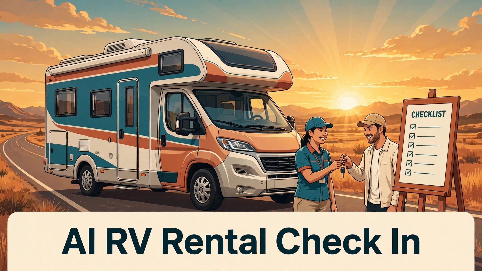 use AI for RV rental check in management thumbnail: Comparison of rushed and photo verified RV handovers