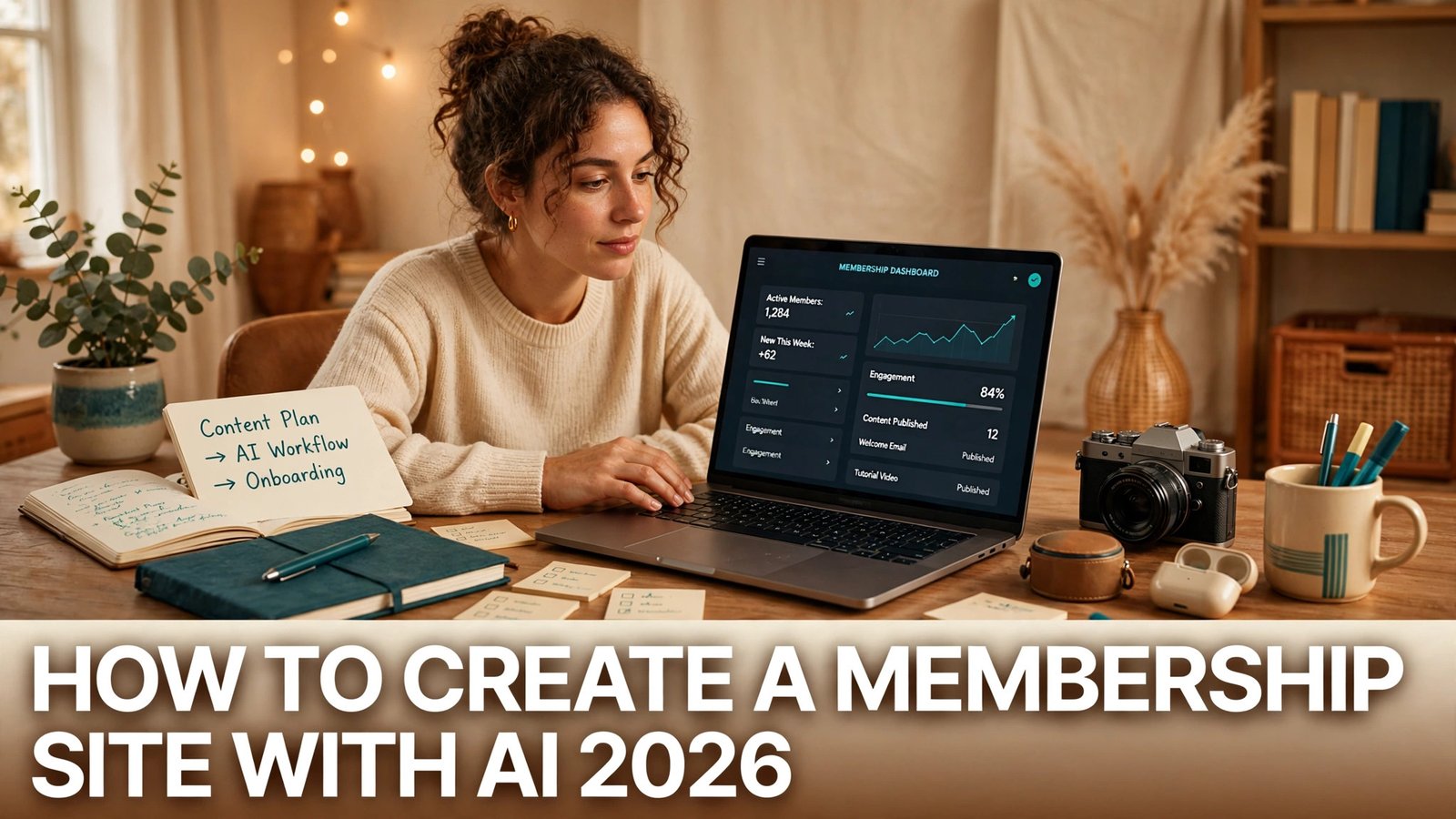 How to create a membership site with AI in 2026, step by step guide