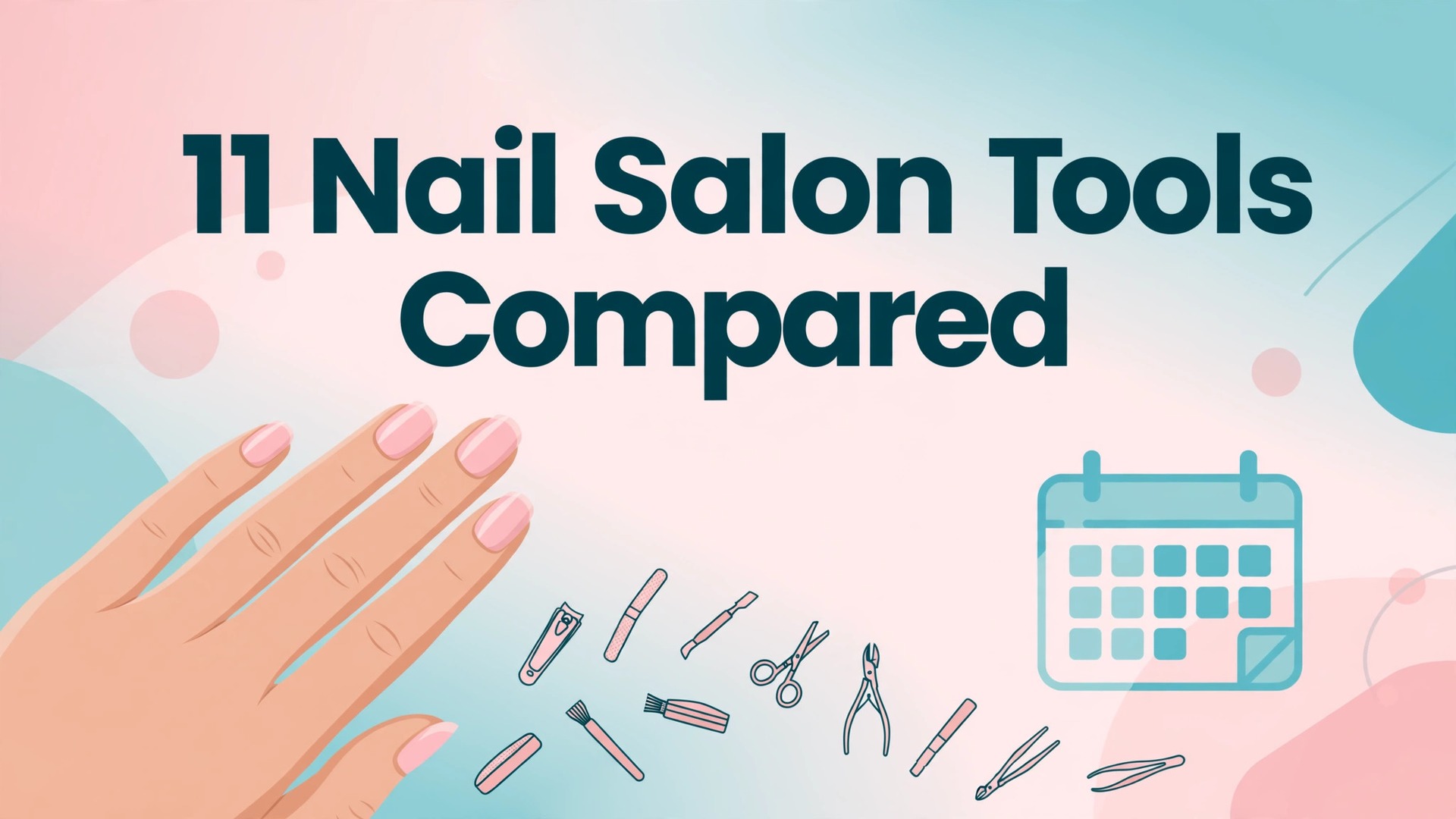 best booking software for nail salons thumbnail: nail salon booking tools thumbnail with manicured hand