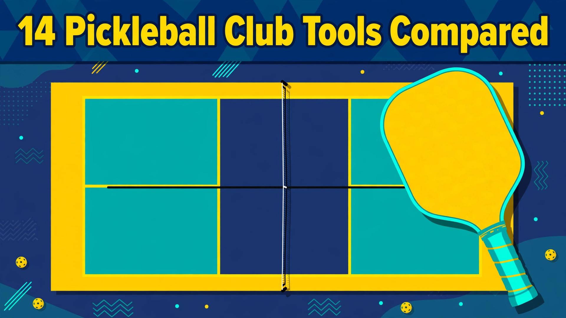 best membership software for pickleball clubs thumbnail: pickleball club tools thumbnail with court and paddle