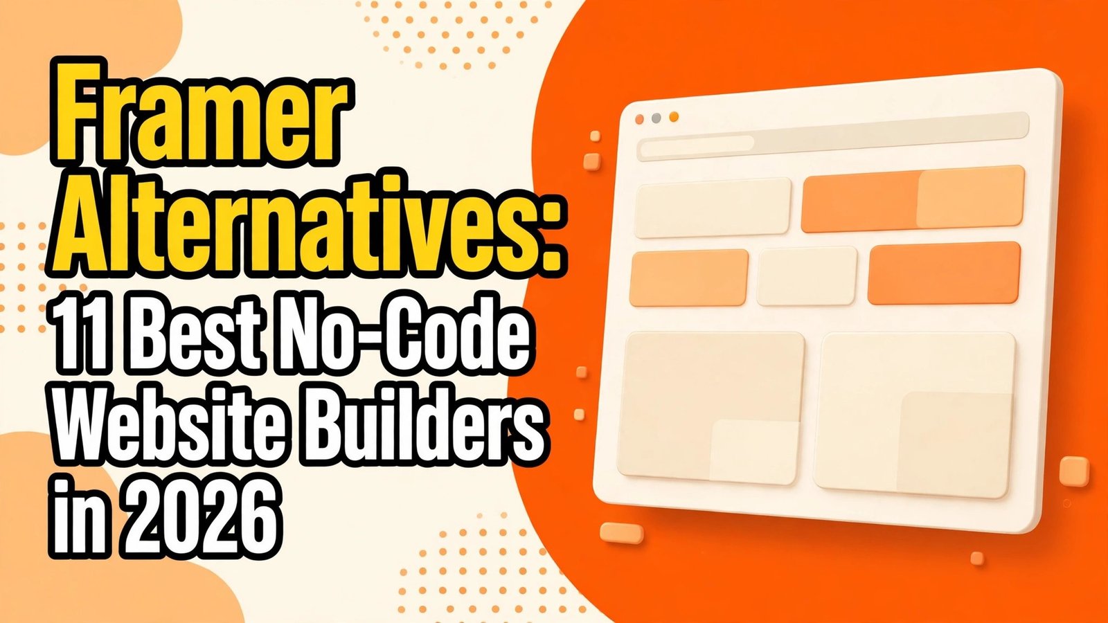 Framer alternatives 11 best no-code website builders in 2026 thumbnail