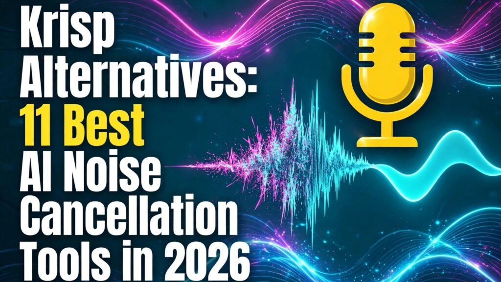 Krisp Alternatives: 11 Best AI Noise Cancellation Tools in 2026 featured thumbnail