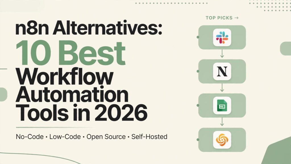 n8n Alternatives: 10 Best Workflow Automation Tools in 2026 featured thumbnail