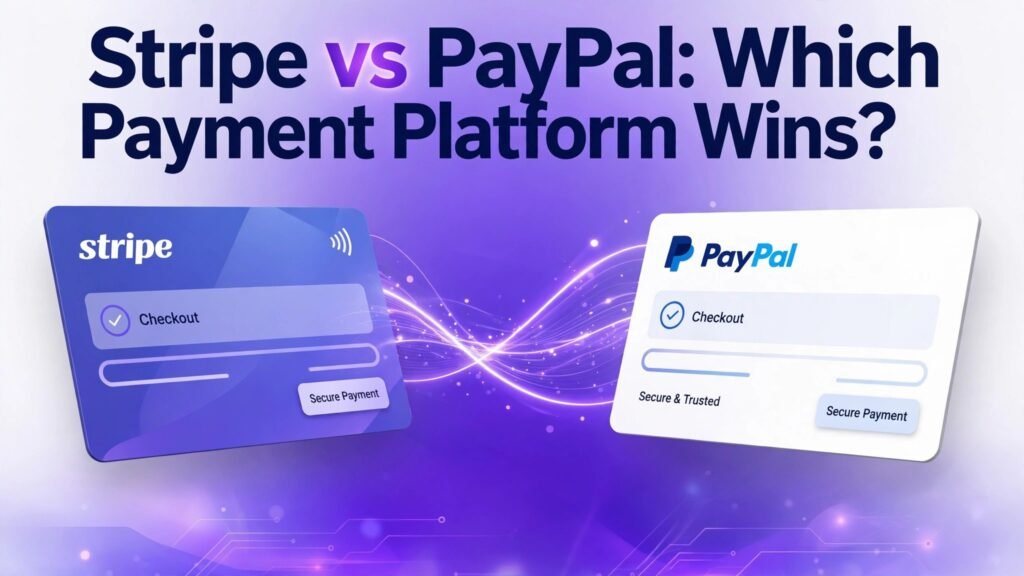 Stripe vs PayPal thumbnail comparing two payment platforms