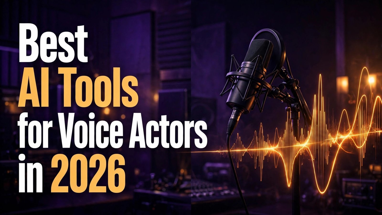 Best AI tools for voice actors in 2026 thumbnail