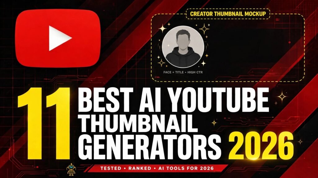 11 best AI youtube thumbnail generators in 2026 thumbnail