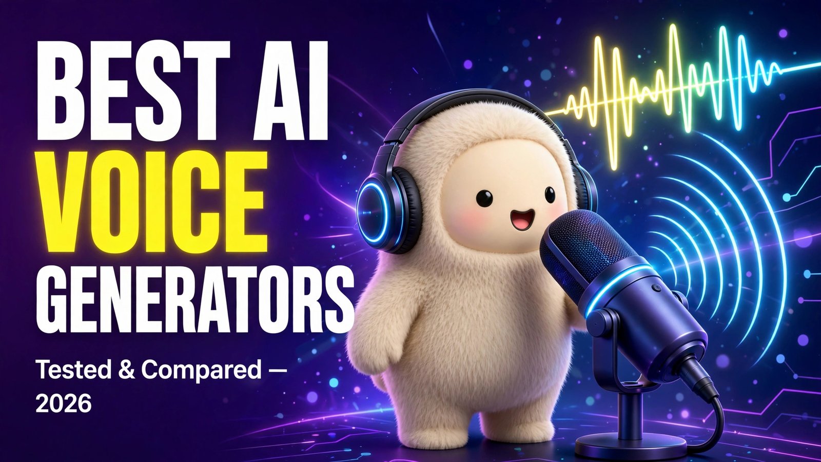Best AI voice generators text-to-speech compared 2026