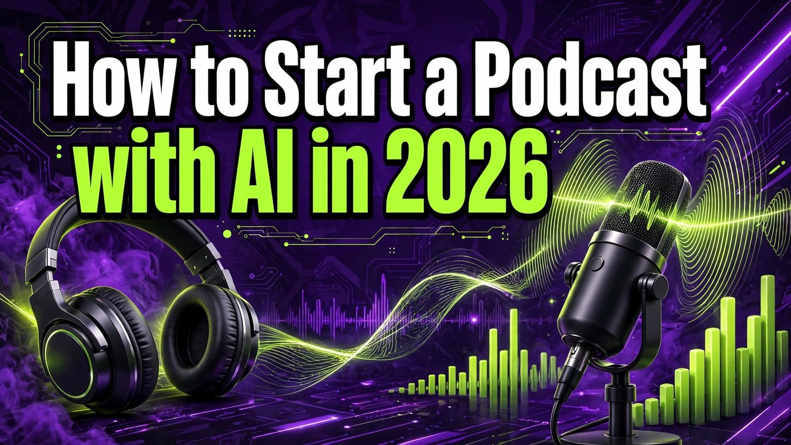 How to start a podcast with AI in 2026 thumbnail